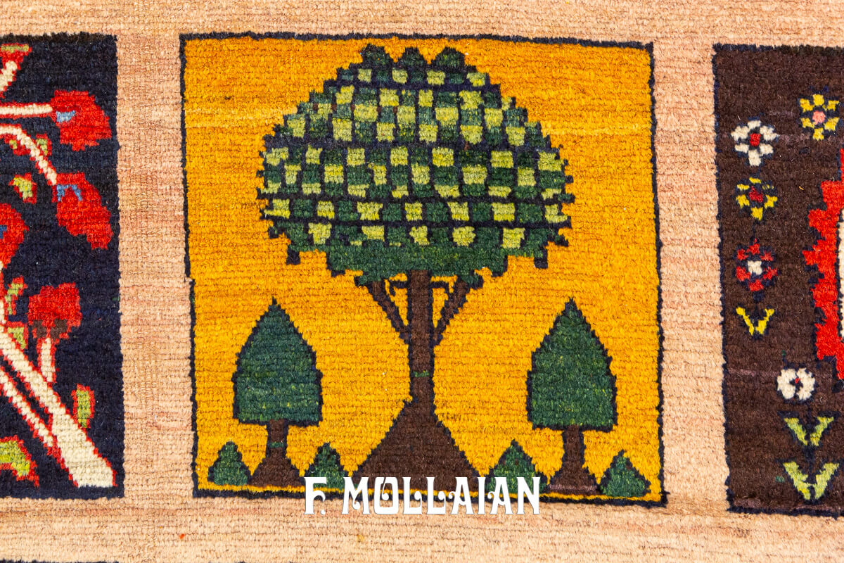 Bakhtiari Rug Very Large Garden Design n°:818996